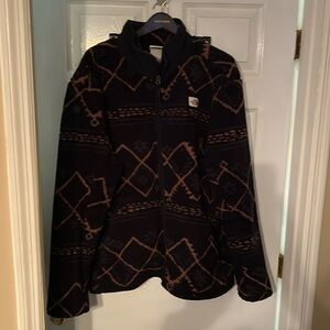 Men’s North face fleece zip up, southwest print, XXL